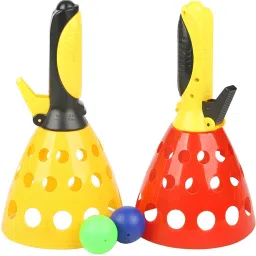 Click and Catch Twin Ball Game Indoor Outdoor Toy Set, Pop & Catch Ball-17