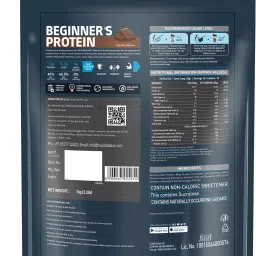 muscleblaze Beginner's, No Added Sugar, 1 kg with Shaker, 650 ml Whey Protein image 2