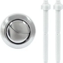 Dual Flush Push Button for Toilet Water Tank (38 mm) Round Design for Lid Holes Flush Tank Lever-29