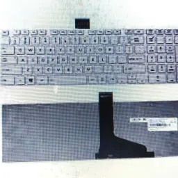TechSonic Laptop Keyboard Compatible for C870D C875 C875D L850 (White) Laptop Keyboard Replacement Key-20