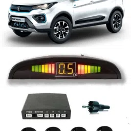 VB535 Black Car Reverse Parking Sensor with LED Display 4 Sensor V535 Parking Sensor-image-1