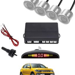 maties Universal Car Reverse Parking Sensor With LED Display ,Buzzer 217 4Parking Sensor Increased Safety For Passengers Silver 217 Parking Sensor-picture-46