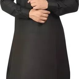 Men Cotton Blend Kurta Pyjama Set-image-30