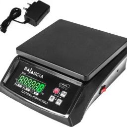 SELMEZ 30kg Weight Machine For Kitchen Shop Power Adapter Re-Chargeable Battery (Black) Weighing Scale-16