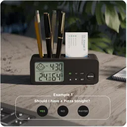 everyday organisers Digital Black Clock image 3
