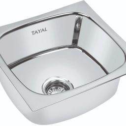 Single Bowl Kitchen Sink 18x16x8 Inch Vessel Sink-image-11