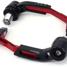 houseofcommon Aluminium clutch lever heavy quality protector Guard red Bike Crash Guard image 4
