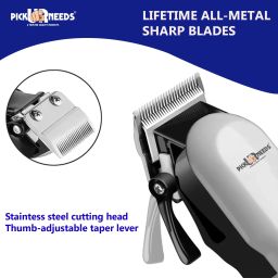 Pick Ur Needs Professional Rechargeable Hair Clipper / Trimmer For Men With LED Smart Display Trimmer 180 min Runtime 8 Length Settings image 2