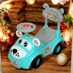 RIDEON KIDS CAR FOR UPTO 2 YEAR, MADE IN INDIA, MUSIC & LIGHT Rideons & Wagons Non Battery Operated Ride On-image-40