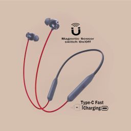 Neckband Earphones 48Hrs Battery Playtime, High Bass, Clear Sound, Dual Mic_ZG Bluetooth & Wired Headset-image-47