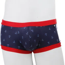 Printed Men Trunk Dark Blue Swimsuit-image-35