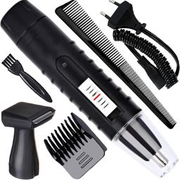 Groomic 2in1 A2 New Powerful Ear Nose Trimmer Fast Charging Beard Moustache Hair Clipper Fully Waterproof Grooming Kit 120 min Runtime 4 Length Settings-24