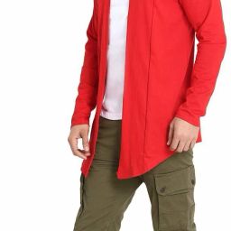 Men Jacket Style Full Sleeve Red Shrug-image-83