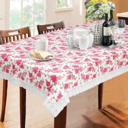 Printed, Floral, Geometric 4 Seater Table Cover-image-2