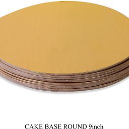 9 Inch Round Cake Board Base Thermal Lamination Paper Cake Base (Pack of 25) Paper Cake Server-27