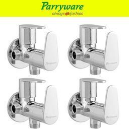 parryware Uno Brass 2 in 1 angle valveTap set of 4 pic 206 Uno brass 2 in1 angle valveTap with wall flange Angle Valve Faucet-picture-5