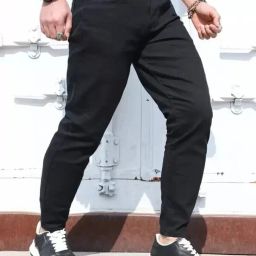 Men Regular Mid Rise Black Jeans-image-3