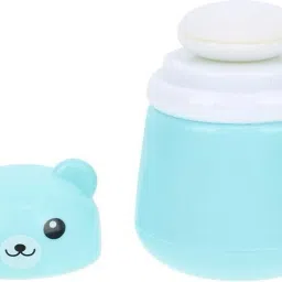 Cartoon Bear Puff Empty Box Puff Case Portable Body Baby Puff Box Travel-image-6