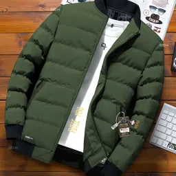Men Solid Casual Jacket-image-19