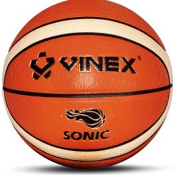 Sonic Basketball Pasted Ball with PU Surface, Butyl Bladder & Nylon Winding Basketball - Size: 7-image-52