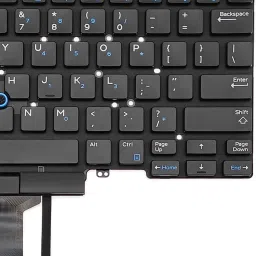WEFLY Backlight for De/ll E5450 E5470 E7470 7480 7490 5480 5488 with Pointer, Laptop Keyboard Replacement Key image 5