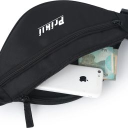 prikli waist Fanny Pack for Travel Bags Hiking Trekking waist bag Elegant Style Travel Pouch Passport Holder with Adjustable Strap-image-124