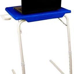 sai praseeda AdjustableTableMateLaptop,KidStudyTableUtilityTableMultiPurposeTableBLUEColor Plastic Portable Laptop Table image 2