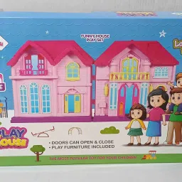 Double Doll House With Accessories – Manku-1