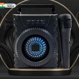 YAROH v206 LZ 301 SPEAKER-Immersive Sound,Deep Bass with Microphone|USB,TF,Aux Support 5 W Bluetooth Laptop/Desktop Speaker-27