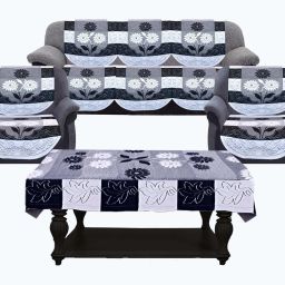 CUBE-1138-BLACK 16 pc Sofa Cover Sofa Fabric-18