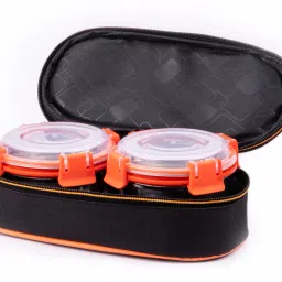 Orange Bag with 2 Containers 2 Containers Lunch Box-image-18