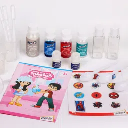 skoodle Marvel Spiderman Make Your Own Shampoo - Do It Yourself Kit image 5