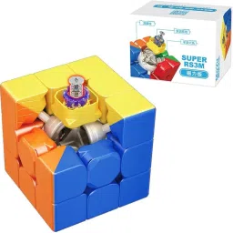 MoYu Super RS3M 3x3 Magnetic (Standard) Stickerless Speed Cube-1