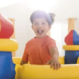 48259 Inflatable home KIDS garden play fun green Jump-O-Lene With Pump Inflatable Hoppers & Bouncer-3