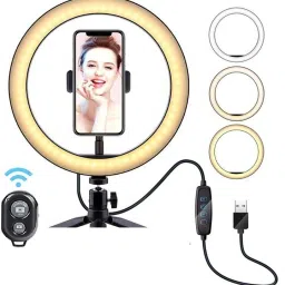 Planetoid 26cm Dimmable LED Studio Camera Ring Light with Wireless Bluetooth Remote Ring Flash-6