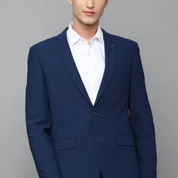 allen solly Men Solid Single Breasted Formal Blazer-picture-16