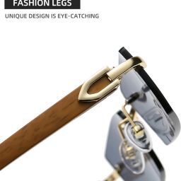 the magnifique Gradient, Polarized, UV Protection Rectangular Sunglasses (Free Size) image 5