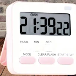 Digital White Clock-image-75