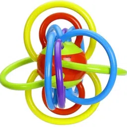 niyanetail Sensory Teething Ring Toys Loops Silicone Rings Loop Teether for Baby Teether image 3