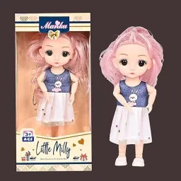 Cute Doll Little Milly Toy for Girl with Movable Limbs Random_Design_Pack of 1-image-83