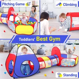 jayaansh traders Hide & seek Tunnel House with Play Tent for Kids image 3