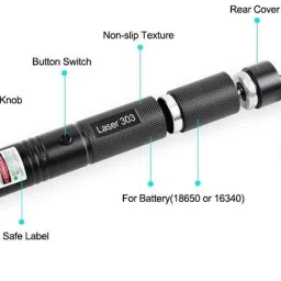 ENETLY Green Multipurpose Laser Light Disco Pointer Pen Lazer Beam with Adjustable Antena Cap to Change Project Design for Presentation image 4
