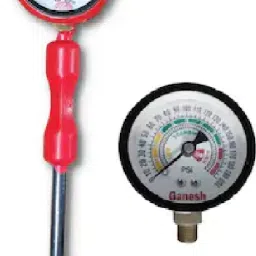 Air Pressure Rod Gauge(200 PSI) With Free 1 Pcs Meter 200 PSI Tubed Tyre Puncture Repair Kit-image-35