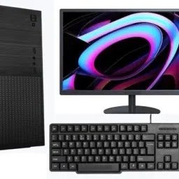 Fixetech Desktop PC Core i3-2100 Core i3 (8 GB DDR3/500 GB/128 GB SSD/Windows 11 Home/19 Inch Screen/FixE-i3-8GB-500GB-128GB-W11-19 INCH) with MS Office-12