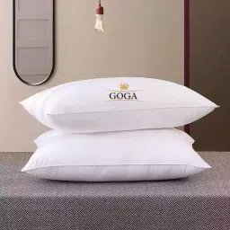LUXURY Cotton Solid Sleeping Pillow Pack of 2-picture-1