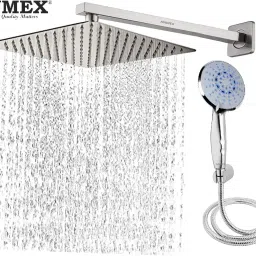 ANMEX HandShower (ABS),SS304 1.5mtr Tube And Hook 12X12+24Inch Arm+HandShower Set)-15