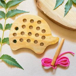 Natural Wooden Learnig Toy for Babies (Elephant)-image-15