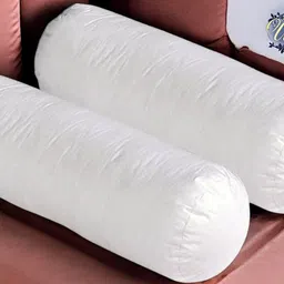 urmila creation Round Microfibre Solid Bolster Pack of 2-picture-1