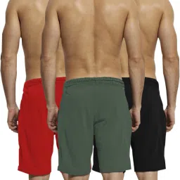 tripr Pack of 3 Printed Men Multicolor Regular Shorts image 2