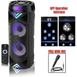 YAROH OZ-4210 Karaoke Speaker With Mic Super Bass Bluetooth Party Speaker 15 W Bluetooth Party Speaker-picture-28